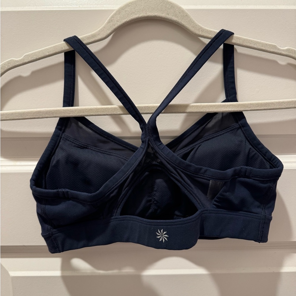 Athleta Vital Mesh Bra A-C Black Size Small